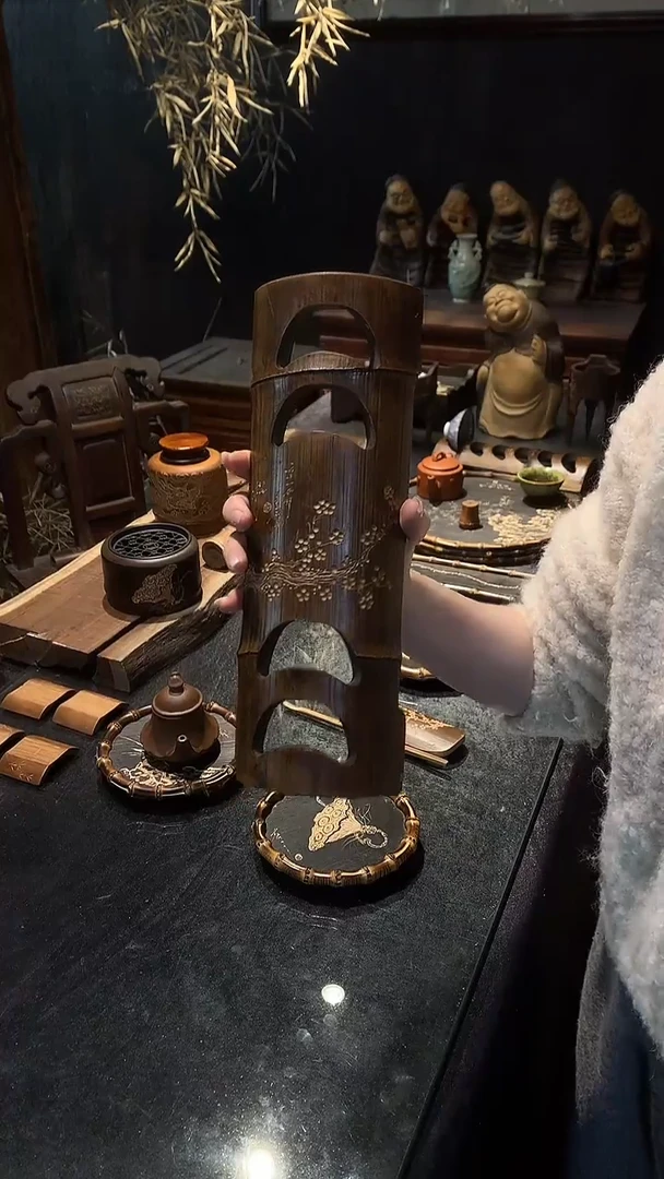 4格梅花置杯架.......