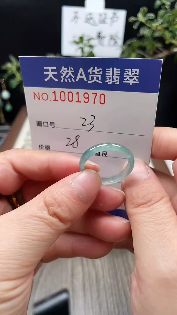未镶嵌戒指翡翠23#