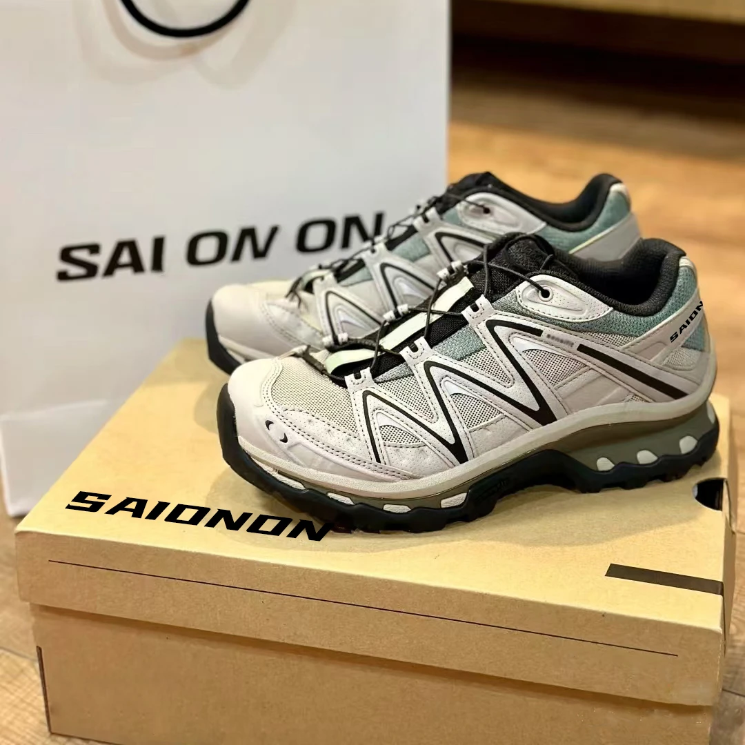 萨家同款2025新款休闲运动鞋潮牌高级感徒步鞋厚底户外登山防滑老