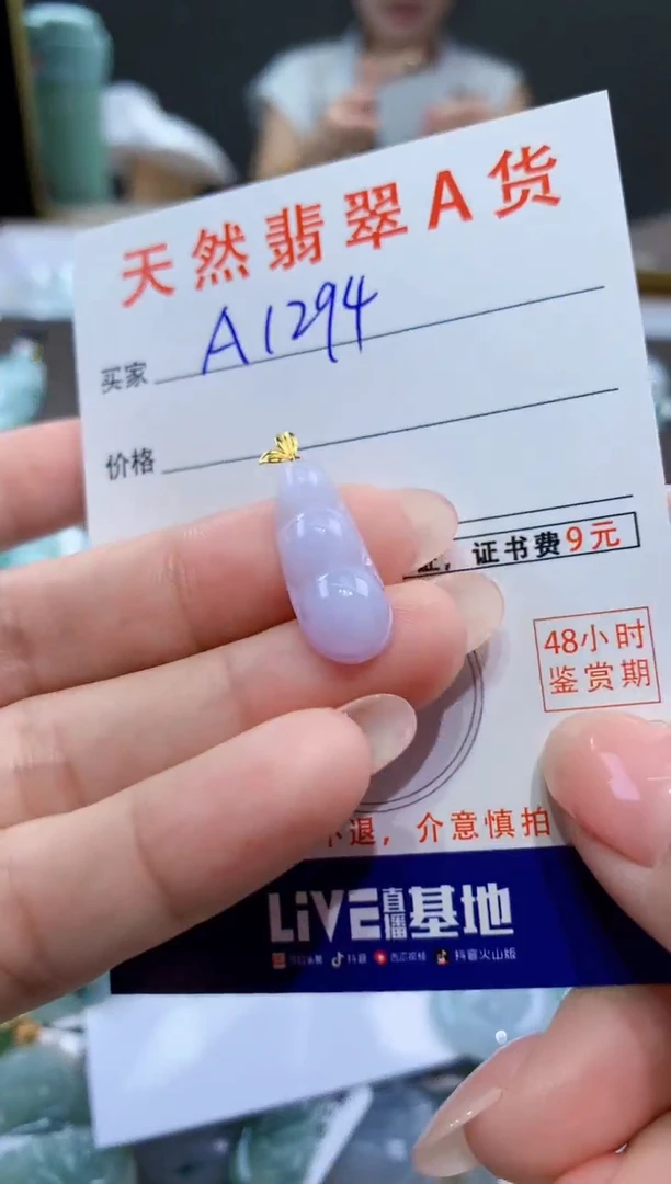颈饰未镶嵌翡翠天然翡翠A货挂件