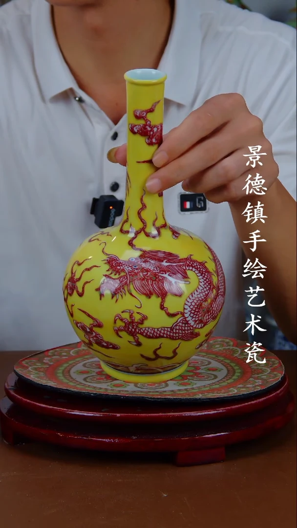 现代景德镇手工手绘陶瓷摆件43