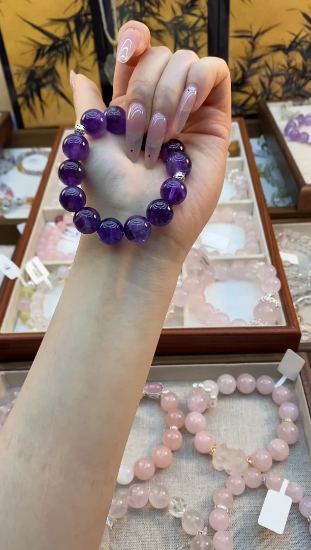 【闪购商品】水晶手链未镶嵌乌拉圭紫水晶