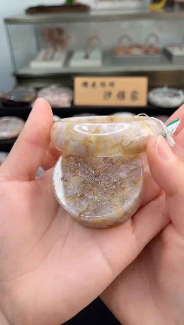 未镶嵌手镯石英质玉54圈口（赠品镯心）3680343
