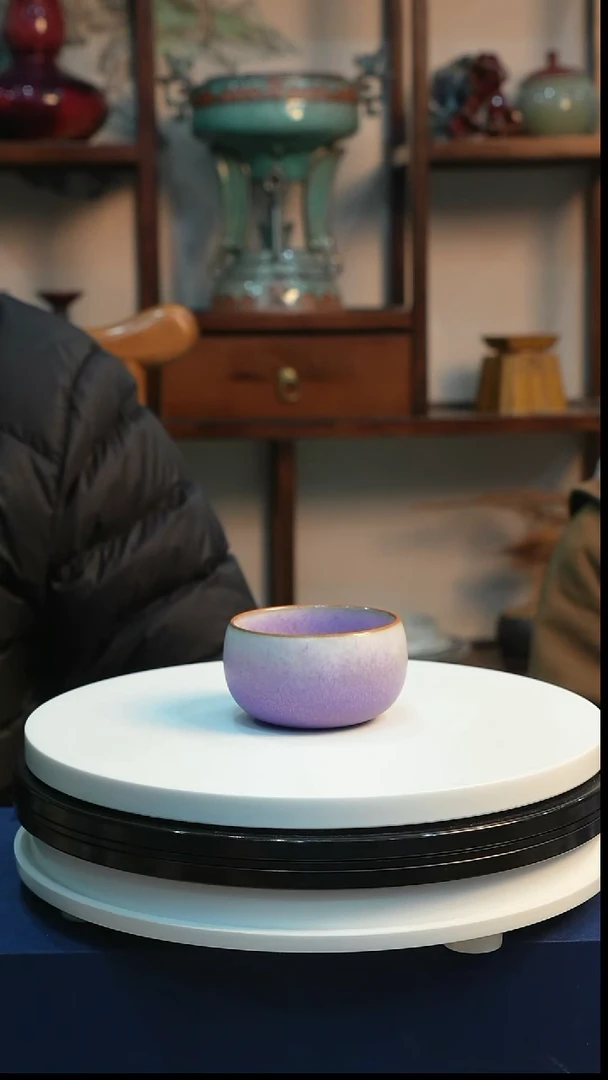 钧瓷渐变香芋紫釉色主人杯