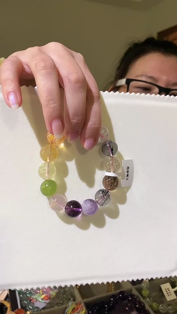 【闪购商品】水晶手链未镶嵌大多宝