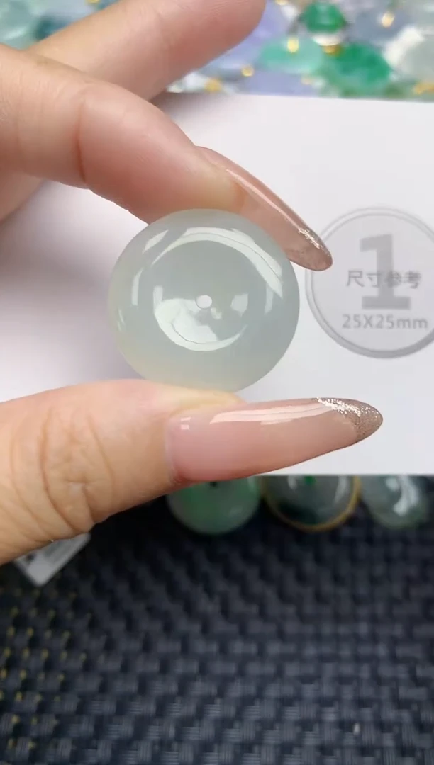 颈饰未镶嵌翡翠天然缅甸A货翡翠百元以上9元证书费自理