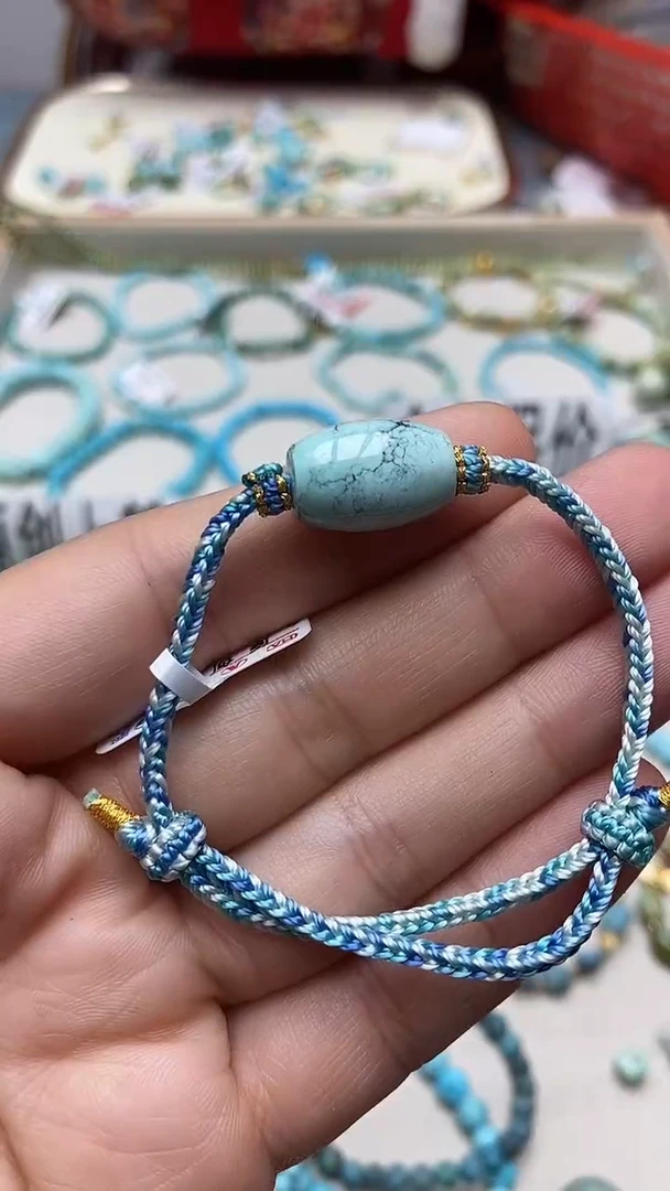 未镶嵌绿松石手链162