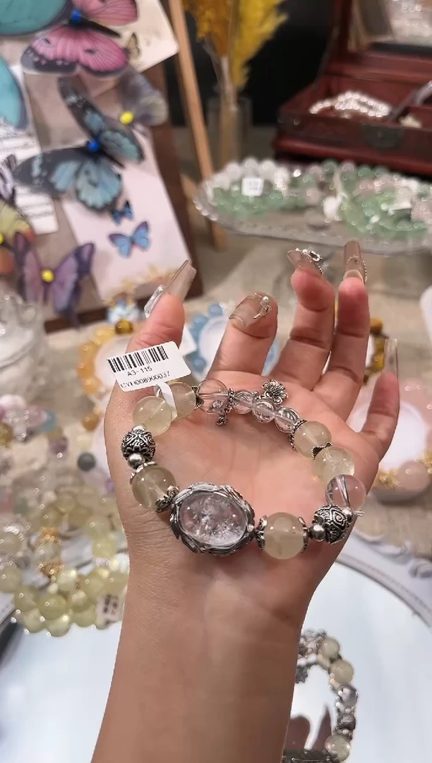 【闪购商品】水晶手链未镶嵌多样性发货颜色微差发其一