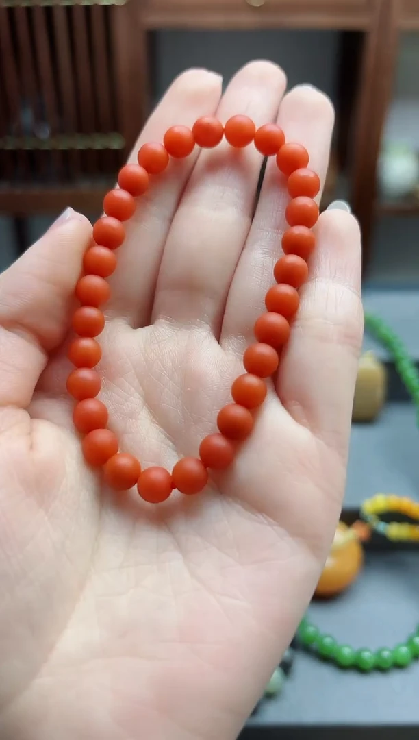 【闪购商品】南红玛瑙手串未镶嵌南红手串 JY