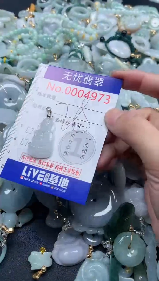 翡翠未镶嵌吊坠(不含链)4973