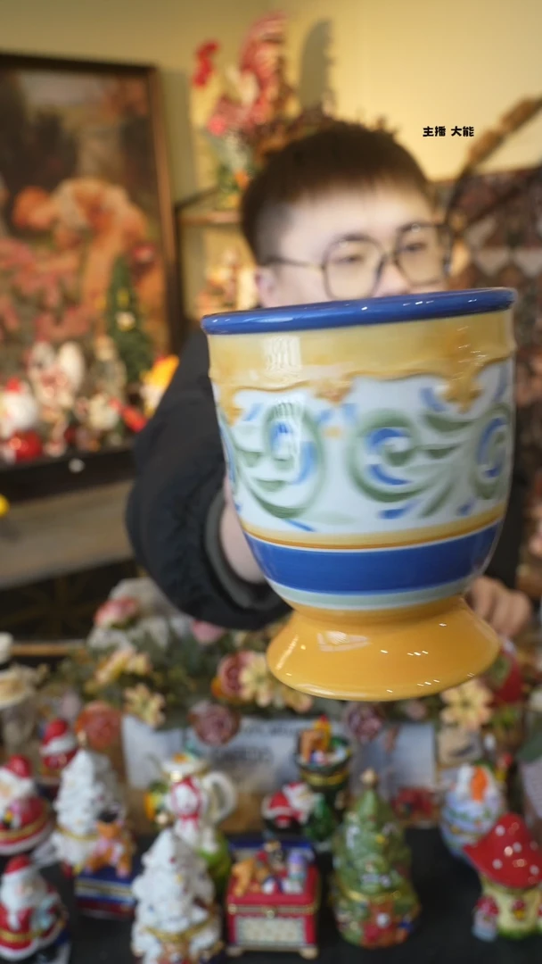 【闪购商品】默认微瑕高端树脂陶瓷摆件Q638