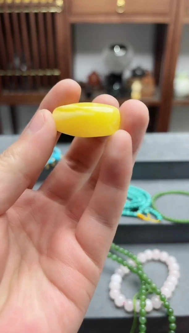 【闪购商品】蜜蜡裸石未镶嵌蜜蜡桶珠 HS