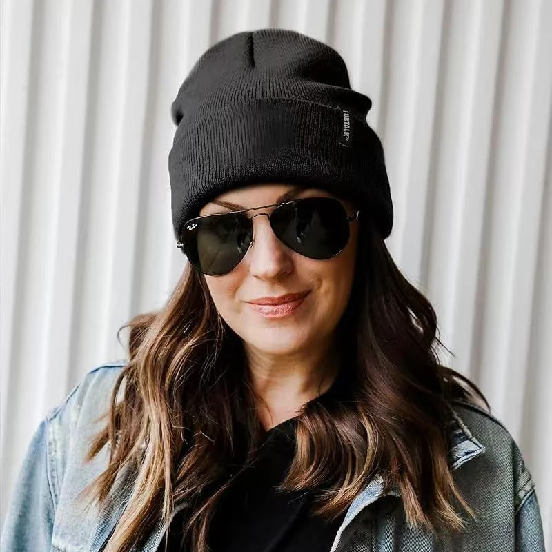 情侣款粗线休闲针织帽D93