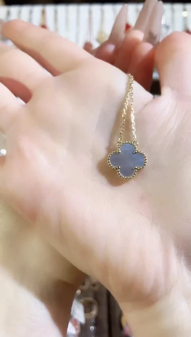 【闪购商品】贝壳（贝母）套链18K金镶嵌贝母K黄