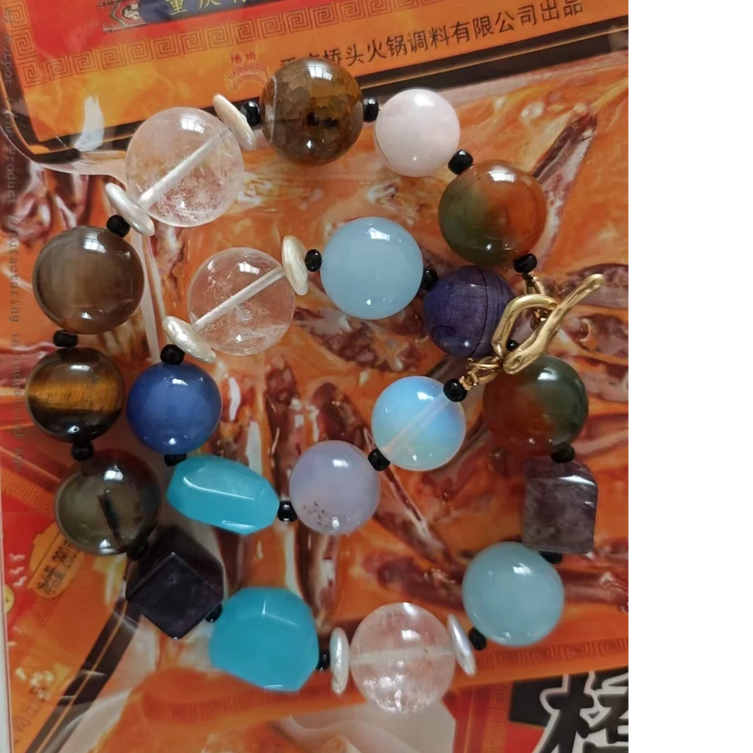 合金亚克力项链 【大就是美】多宝项链