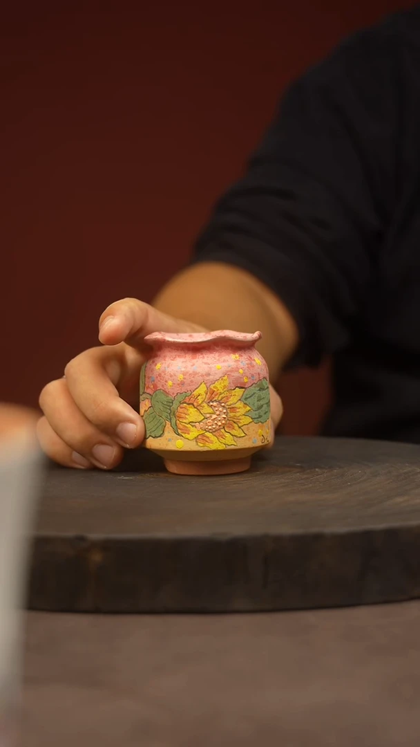 原创国盆煅物多肉花盆