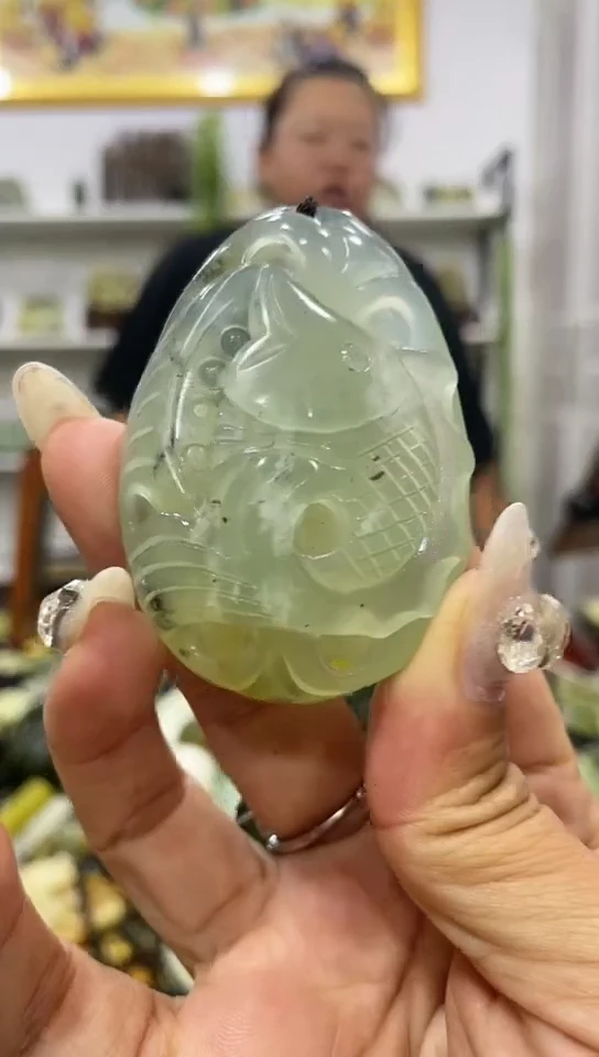 岫玉未镶嵌手把件