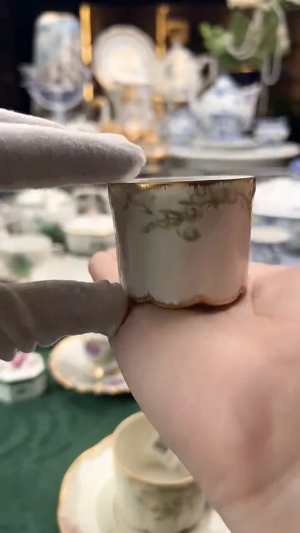【闪购商品】瓷片罗森塔尔铃兰蛋杯