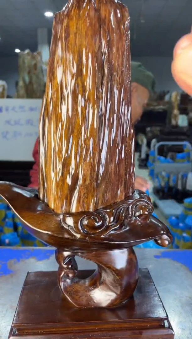 未镶嵌摆件硅化玉35