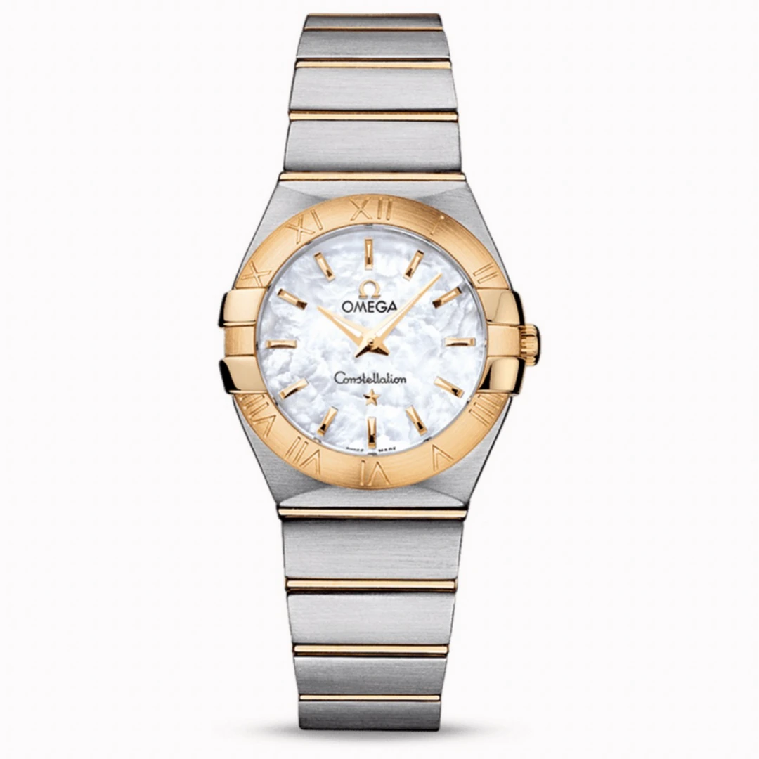 99新 Omega/欧米茄 老佛爷/欧米茄星座/自动/空白全套/27mm