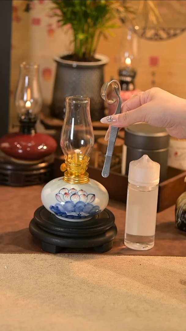 陶瓷景德镇陶瓷香薰灯摆件4