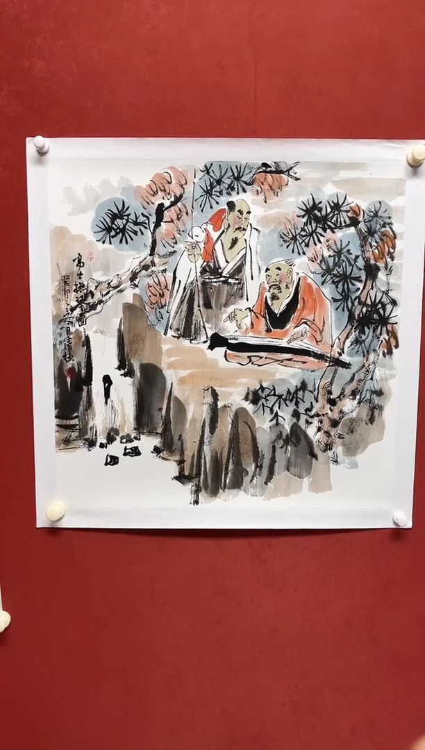 书法张老师   画芯68*68