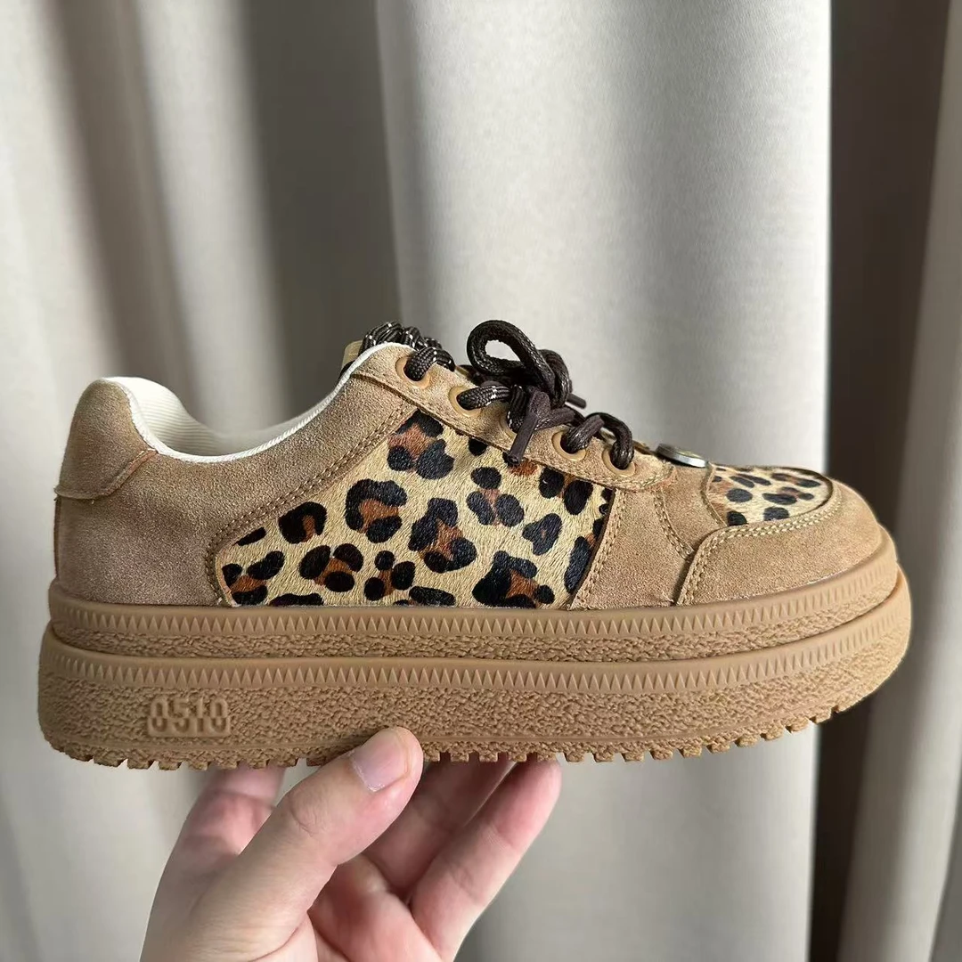 [二哥专属]德训鞋女2025春新款百搭运动小众休闲板鞋388-20