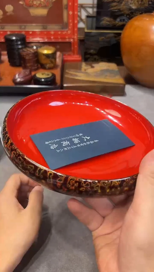 菠萝漆 钵 大漆漆器大漆漆器