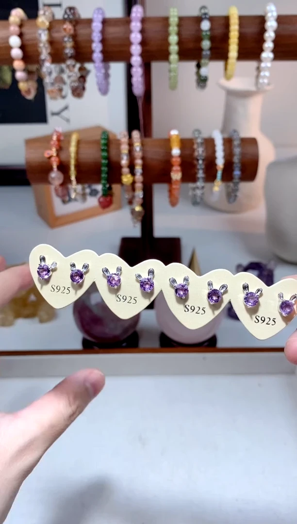 【闪购商品】水晶手链银S925镶嵌多样性发一