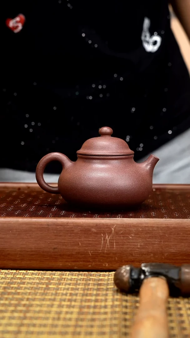 茶壶紫砂XL 满砂天青 容天