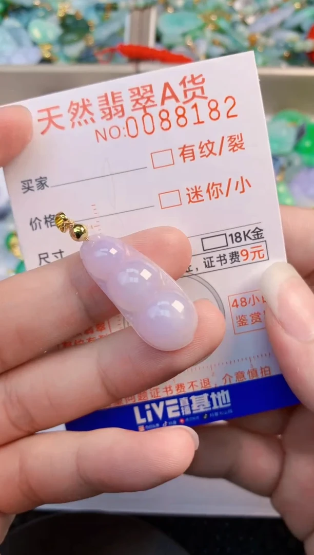 翡翠未镶嵌吊坠(不含链)           1