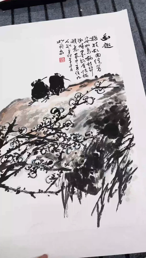 精品国画花鸟作品