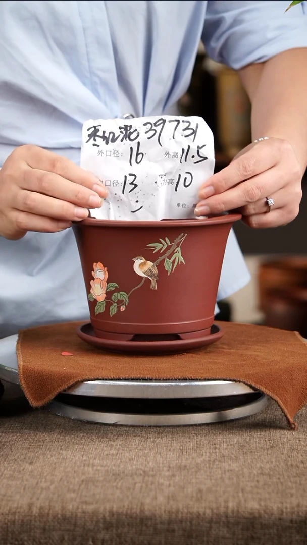 紫砂花盆紫砂花盆39731+z
