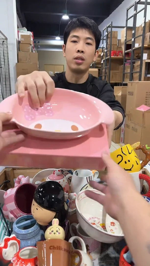 瓷片大号B款美乐蒂深碗