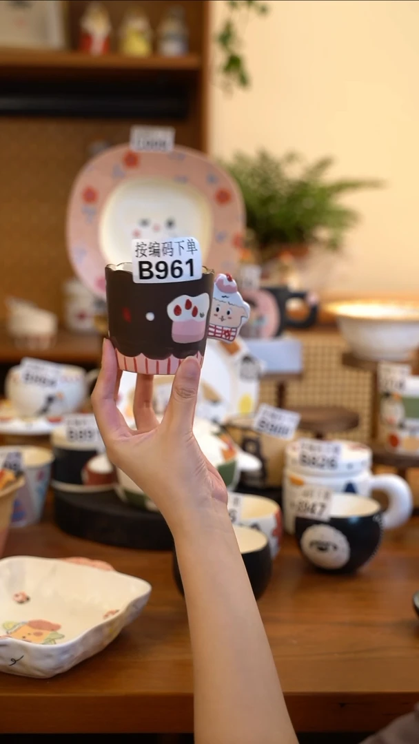 摆件B961 阿满屋手工手作陶瓷