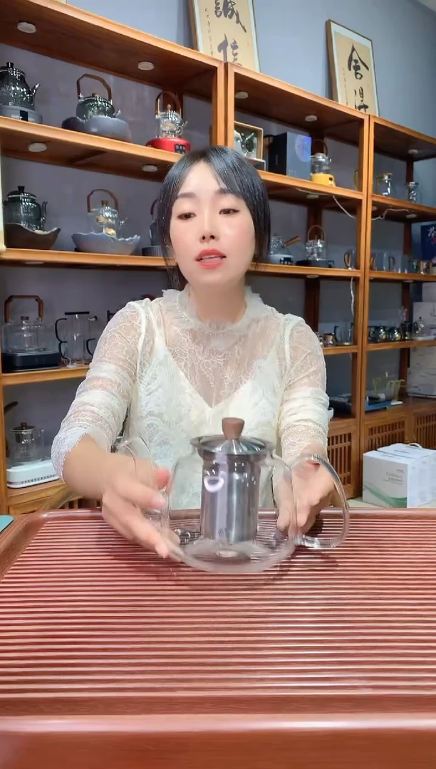 水晶玻璃无盖款新凤祥1000壶
