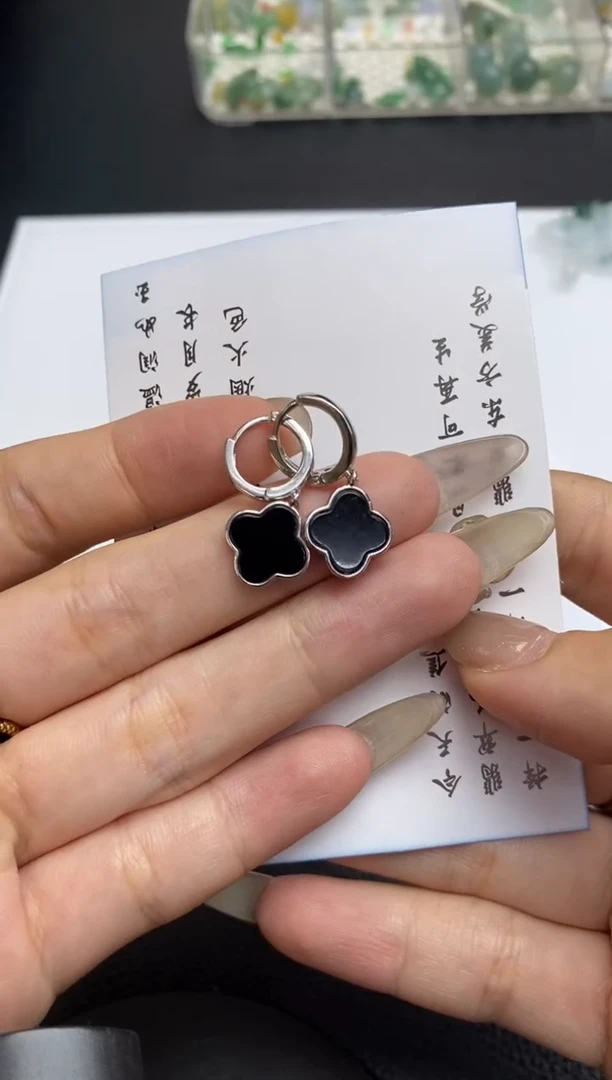 银S925镶嵌定制翡翠翡翠饰品~多样性发其一~