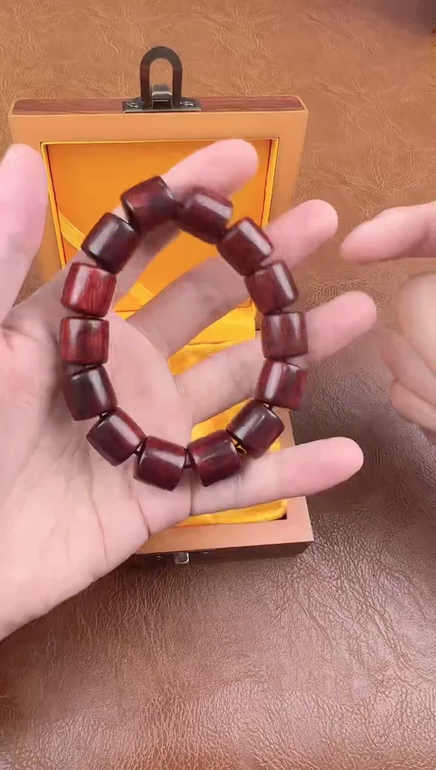 小叶紫檀桶珠商品链接@@YS975