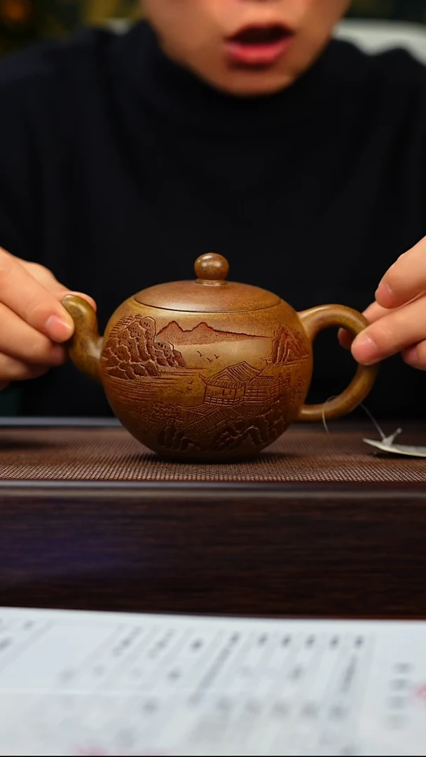 茶壶紫砂原矿紫砂手工茶壶