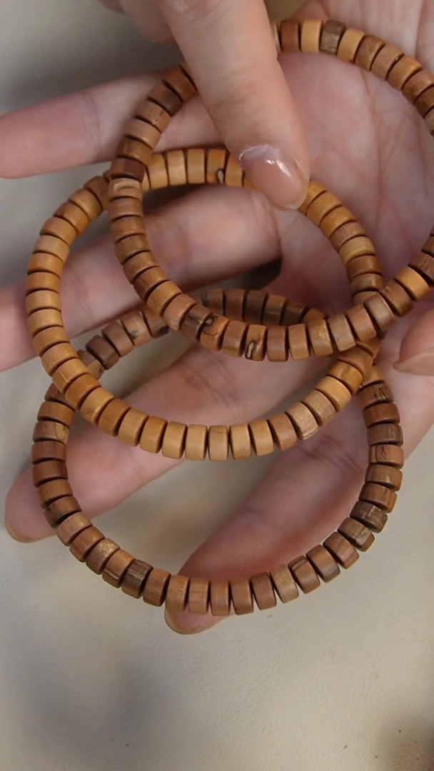 【闪购商品】檀香木手串/手链老山檀香4*7多样式发其一瑕疵留疤