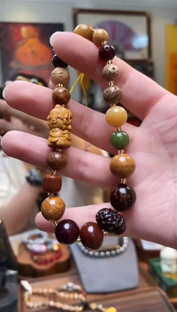 【闪购商品】柏香籽/百香籽把件0119-8菩提18指挂件