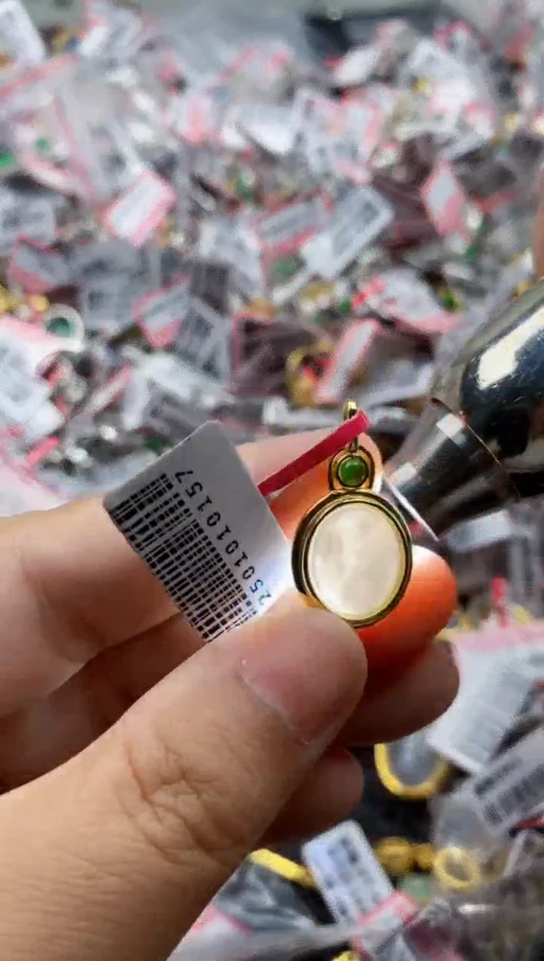 翡翠戒指银S925镶嵌3333---5