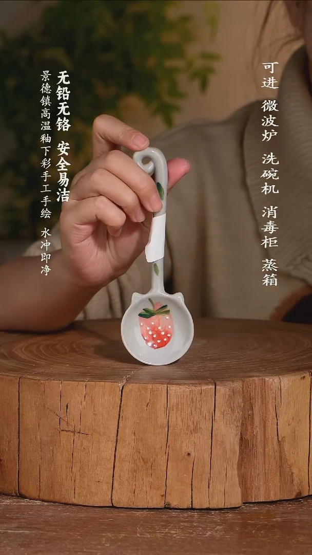 瓷景德镇高温瓷釉下彩手绘陶瓷