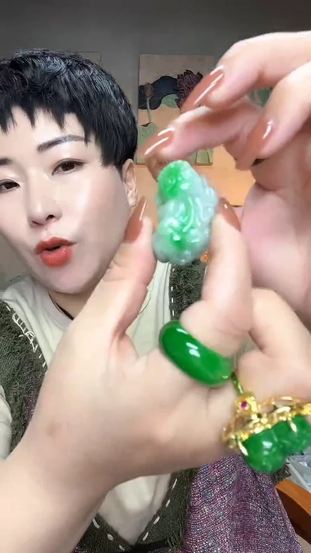 吊坠(赠链)合金翡翠097