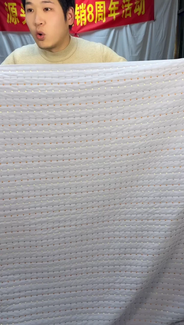 棉纯棉米粒秀灰蓝色230*250三件套