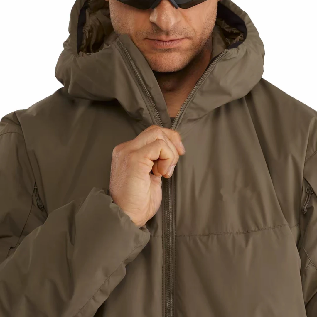 户外防寒！军版系列！防风防水加厚冬季机能轻量化连帽棉衣25130