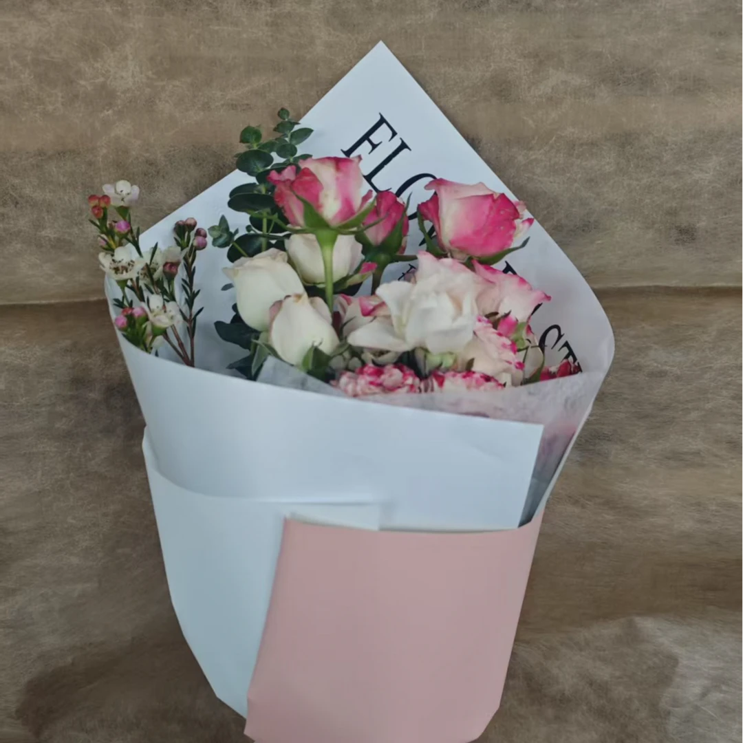 【全季花语】（情人节）粉红泡泡玫瑰礼物花束 好看不过时 热恋幸福 爱情长长久久 花期长好养