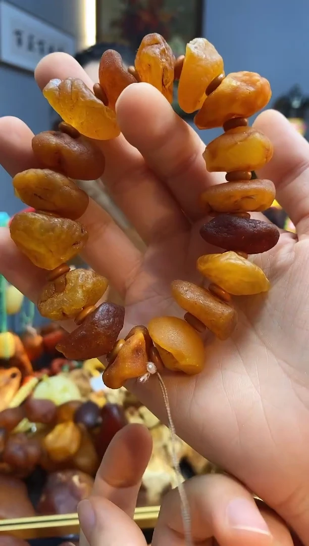 未镶嵌琥珀手串手串