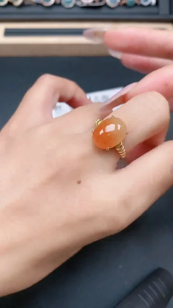银S925镶嵌戒指翡翠1111