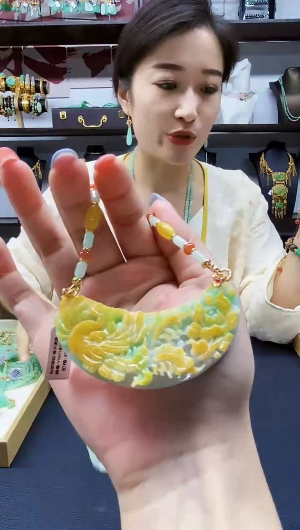 颈饰未镶嵌翡翠翡翠吊坠